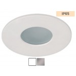 Foco Fijo Aluminio empotrar 86mm IP65, Ideal para baño